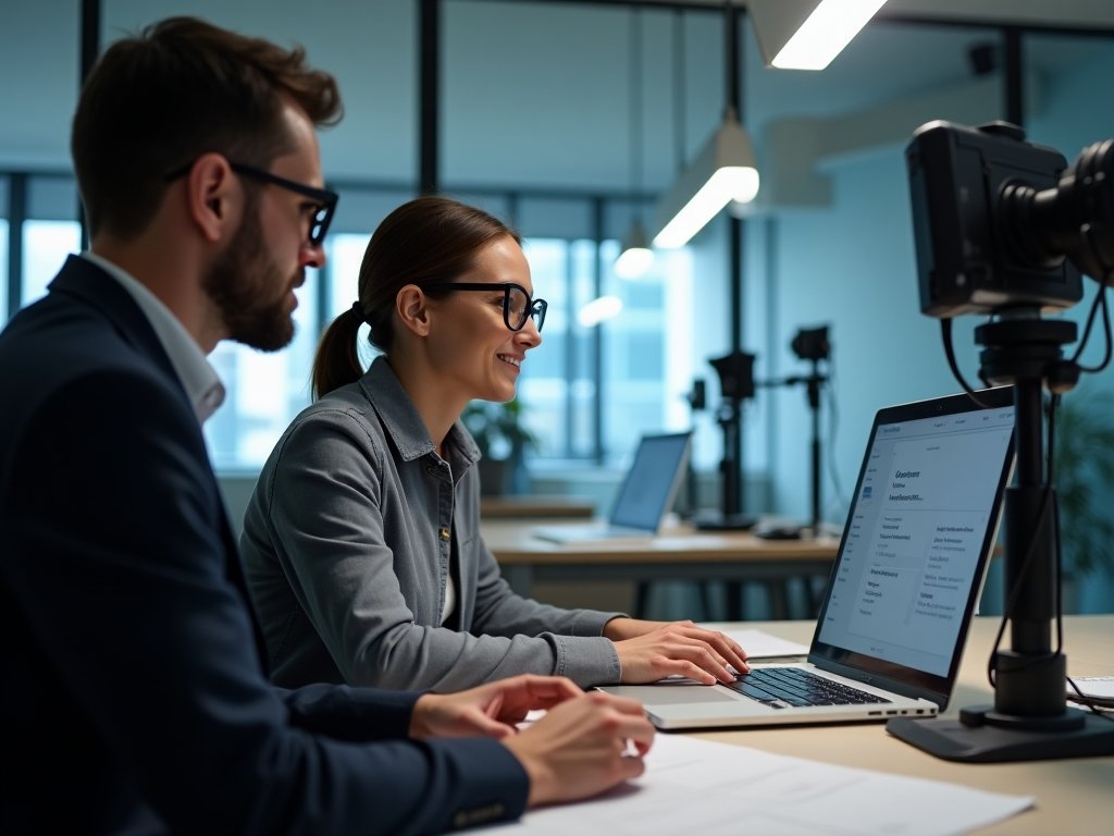 UX research session for fintech application
